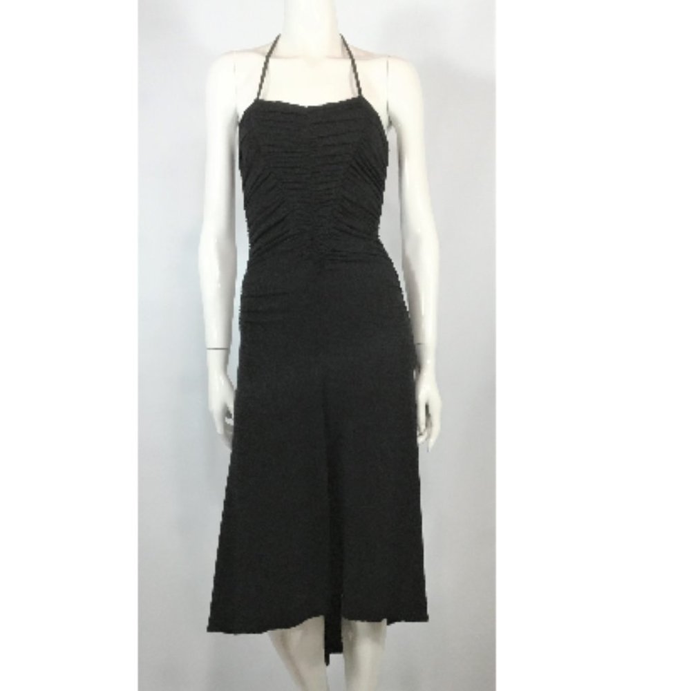 Moda International Ruched Jersey Halter Dress